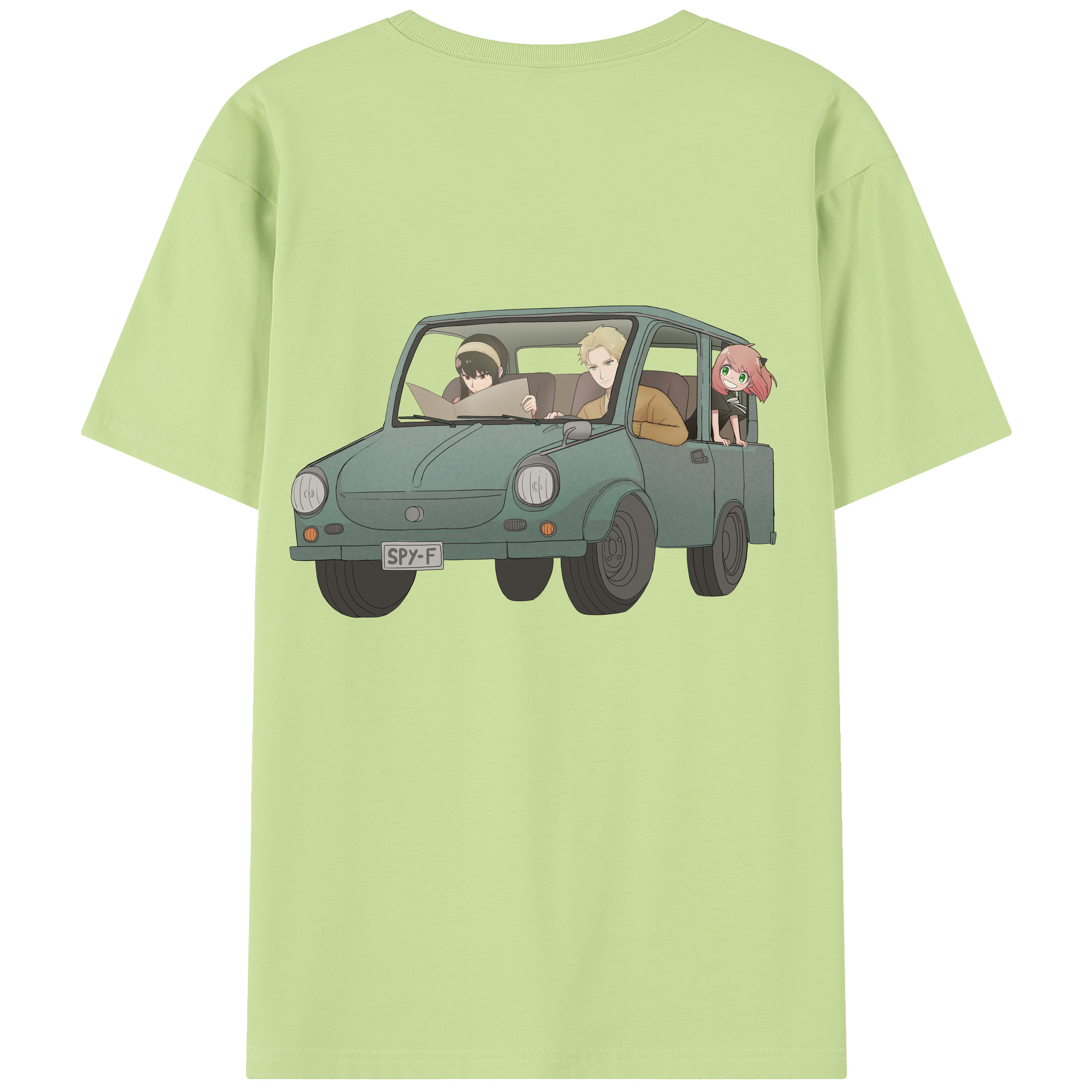 （画像用） SPY×FAMILY间谍家家酒 綿100％半袖Tシャツ（背面プリント）